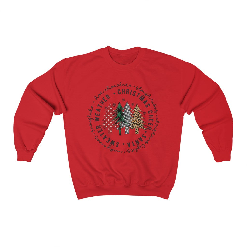 Christmas Tree Vibes Sweatshirt - Happy Place Studio