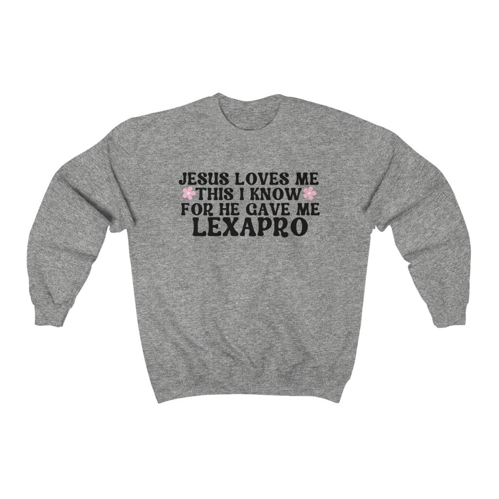 Jesus Loves Me Crewneck - Happy Place Studio