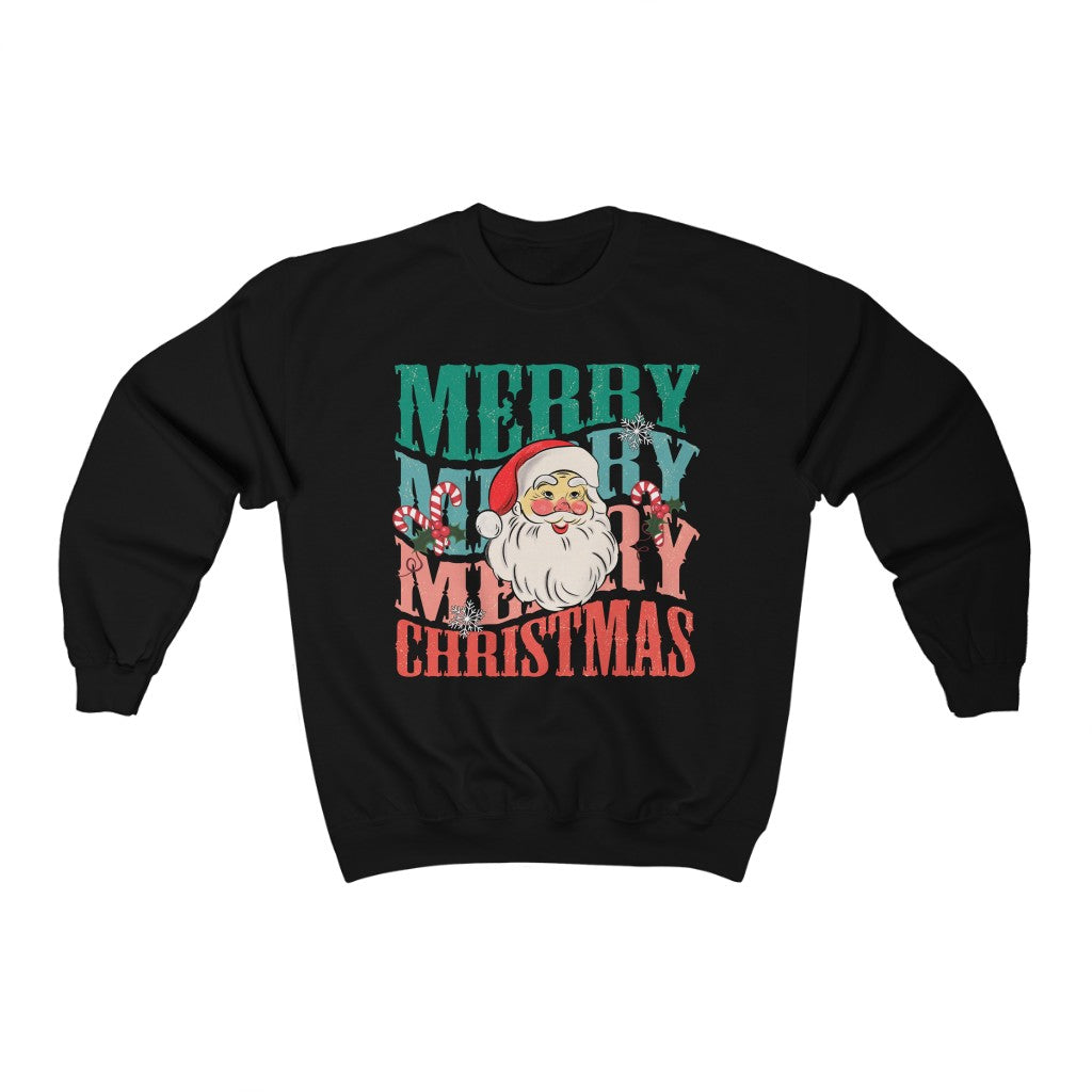 Vintage Merry Christmas Sweatshirt - Happy Place Studio