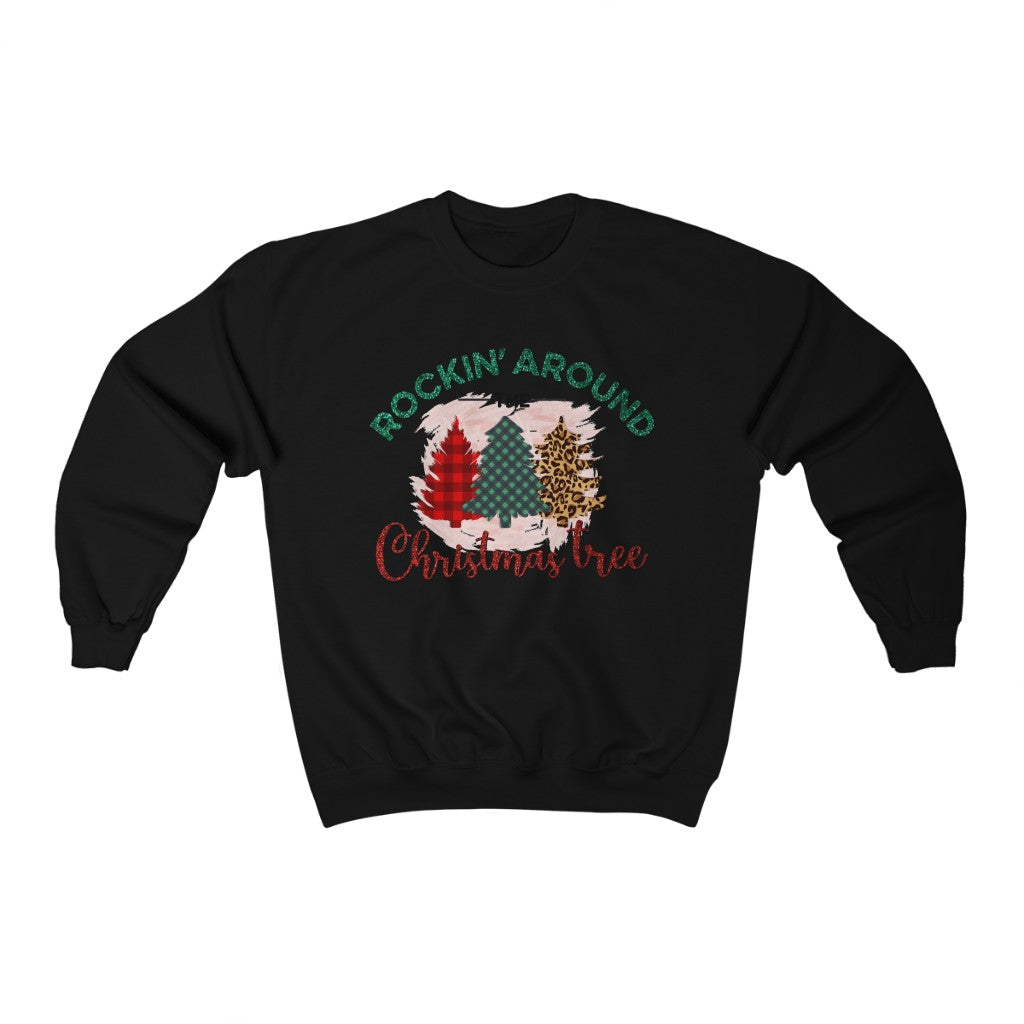 Rockin' Around Christmas Sweatshirt - Happy Place Studio