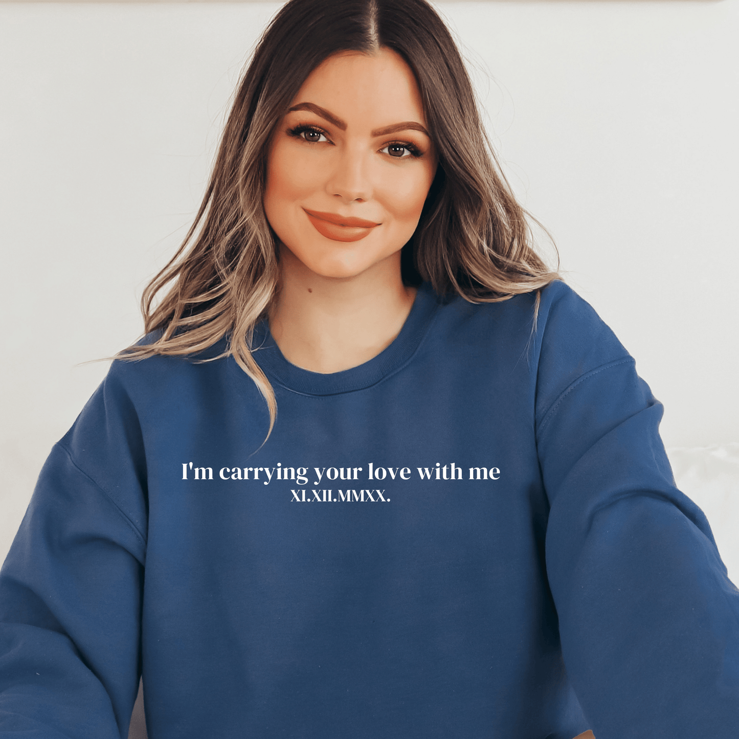 Custom Roman Numeral Sweatshirt - They Said It Studio