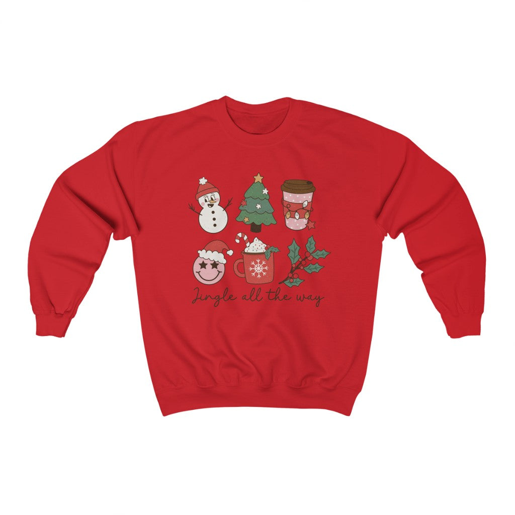 Jingle All The Way Sweatshirt - Happy Place Studio