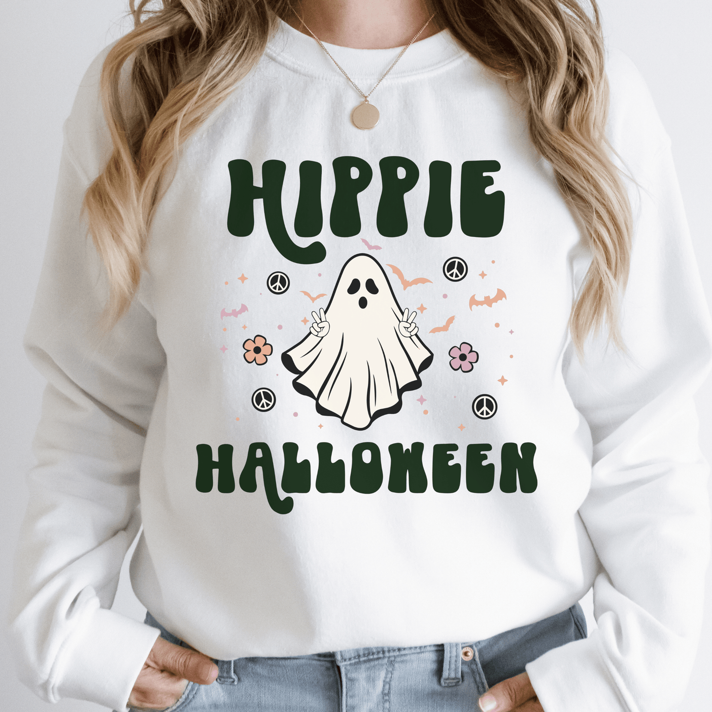 Hippie Halloween Sweatshirt - Happy Place Studio