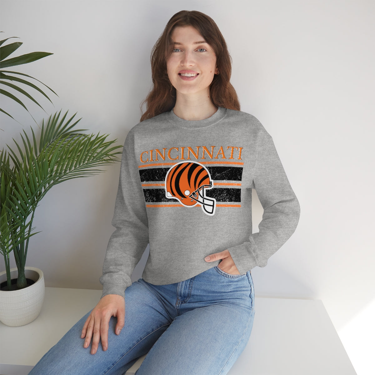 Vintage Cincinnati Crewneck Sweatshirt - Happy Place Studio