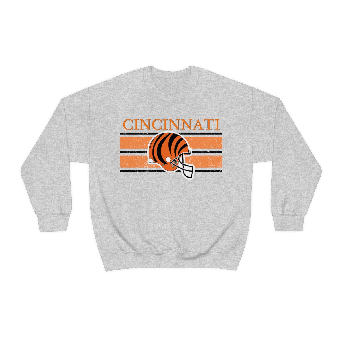Vintage Cincinnati Orange Crewneck Sweatshirt - Happy Place Studio
