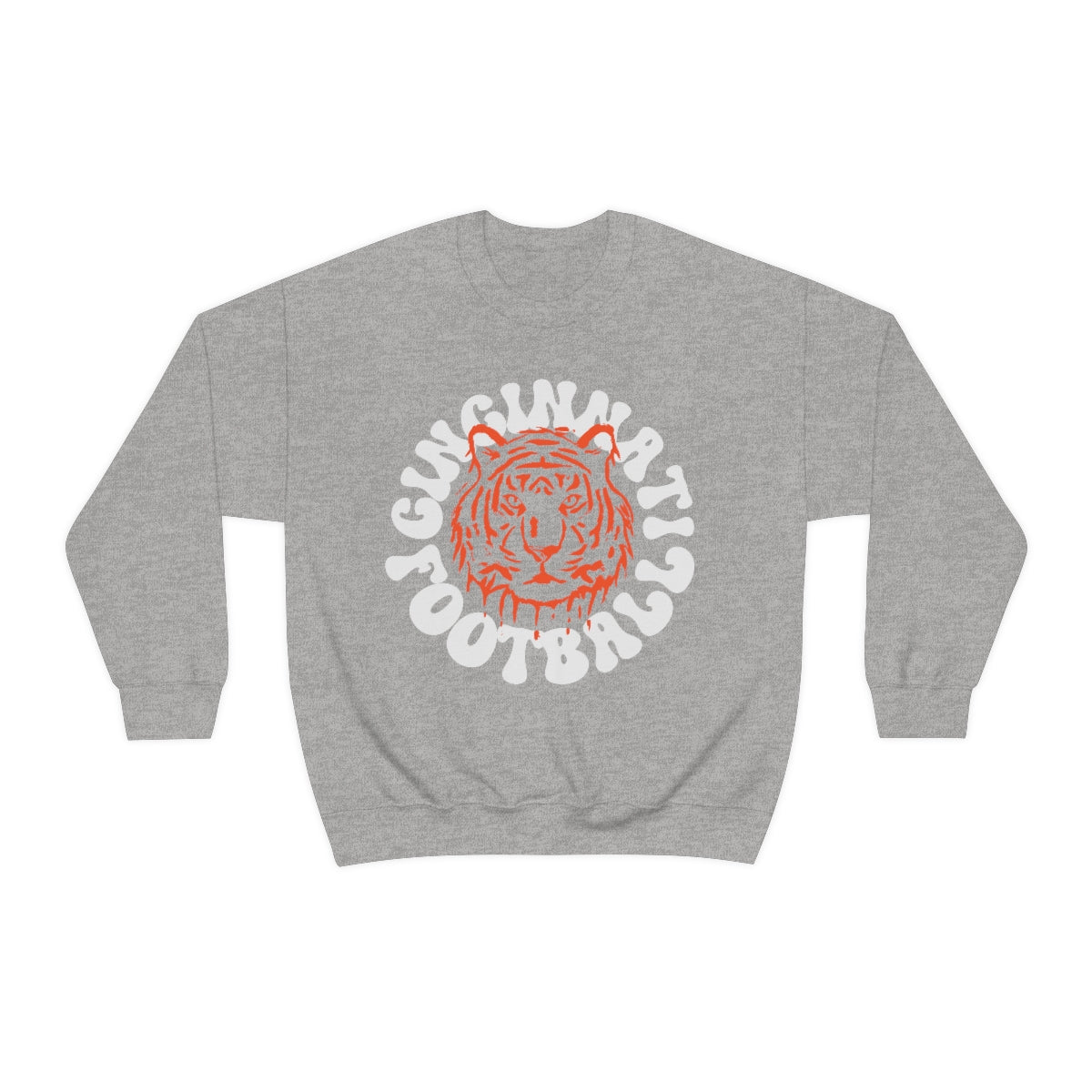 Retro Cincinnati Football Crewneck Sweatshirt - Happy Place Studio