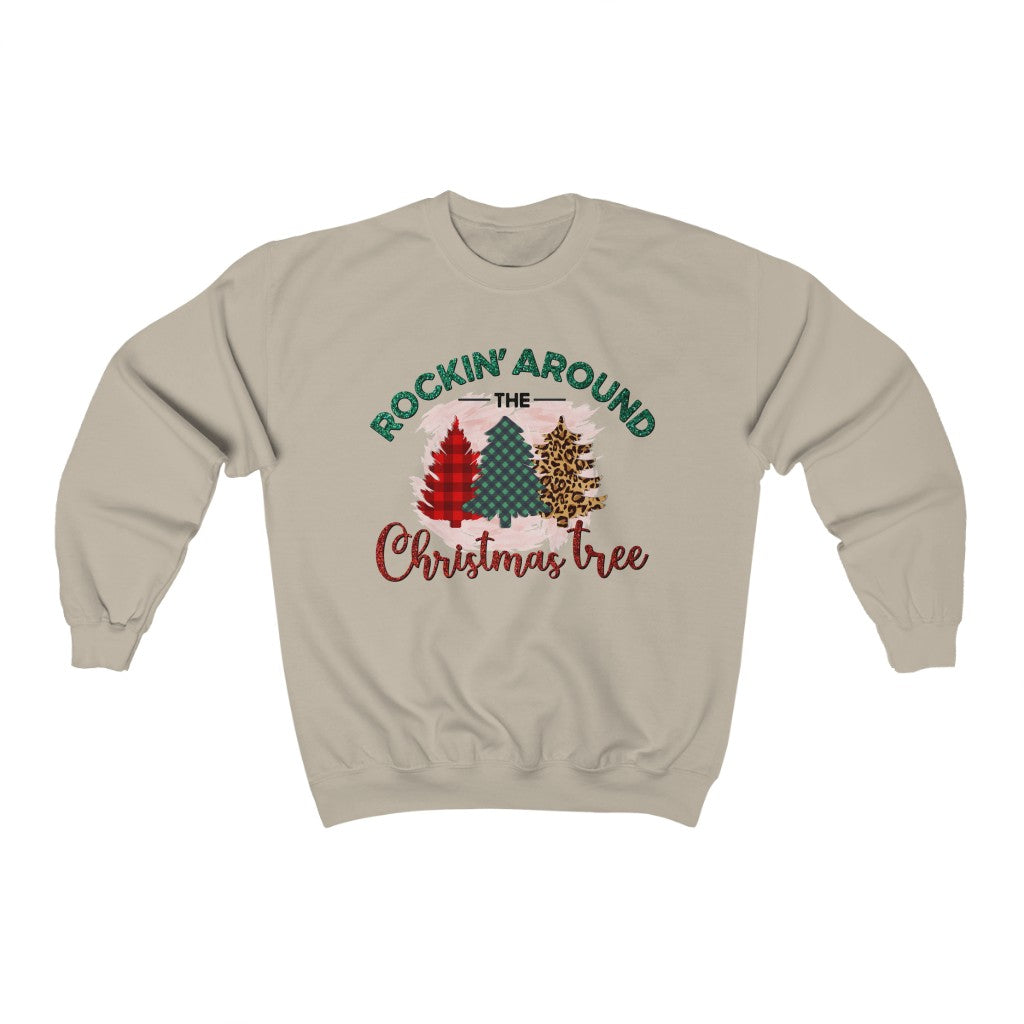Rockin' Around Christmas Sweatshirt - Happy Place Studio