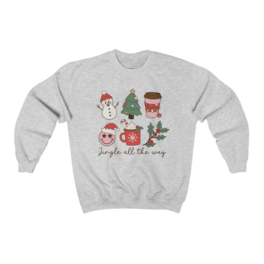 Jingle All The Way Sweatshirt - Happy Place Studio