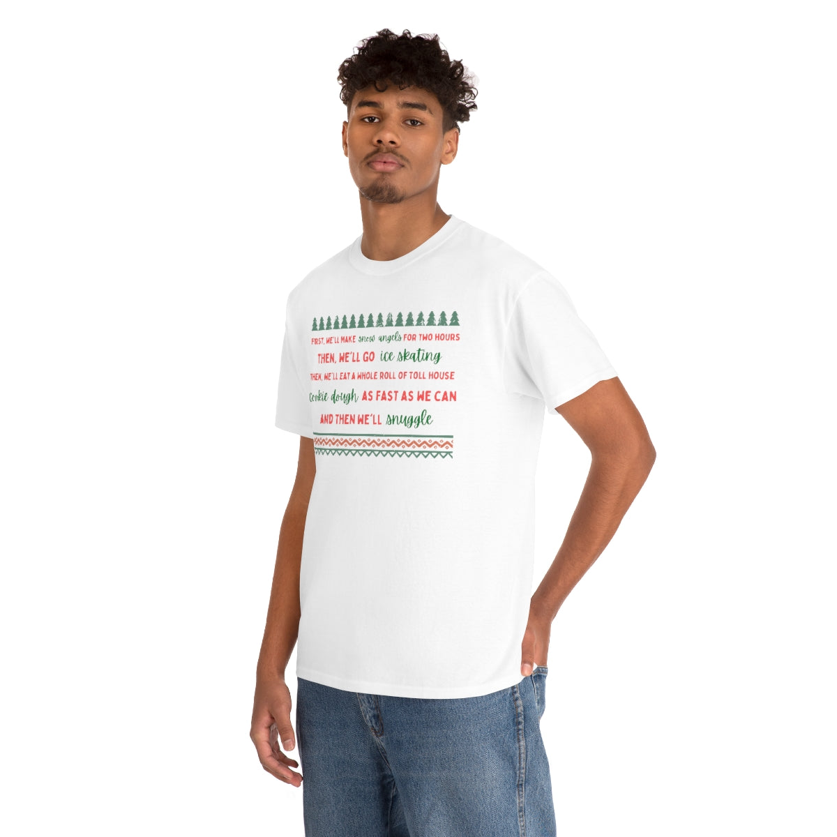 Christmas Elf Heavy Cotton Tee - Happy Place Studio