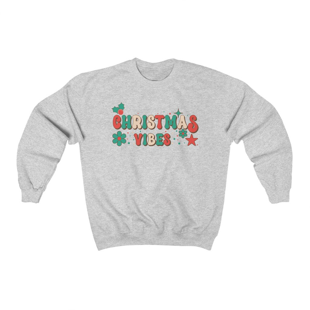 Christmas Vibes Sweatshirt - Happy Place Studio