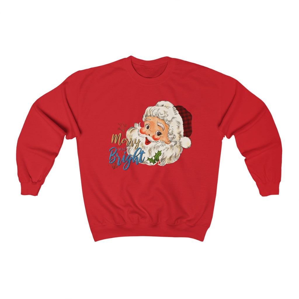 Vintage Merry and Bright Sweatshirt - Happy Place Studio
