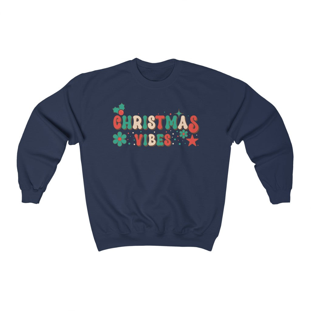 Christmas Vibes Sweatshirt - Happy Place Studio