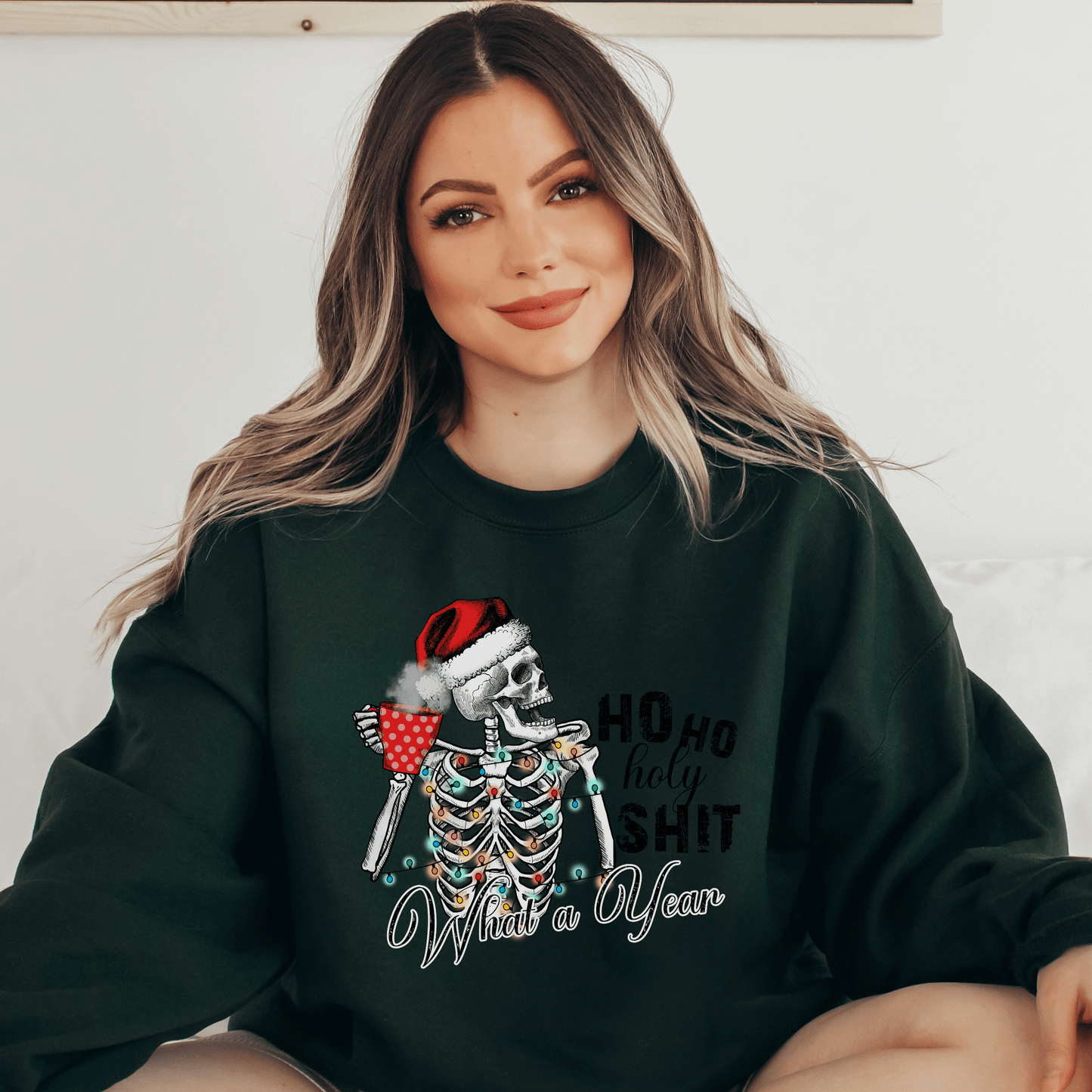 What A Year Christmas Sweatshirt - Happy Place Studio