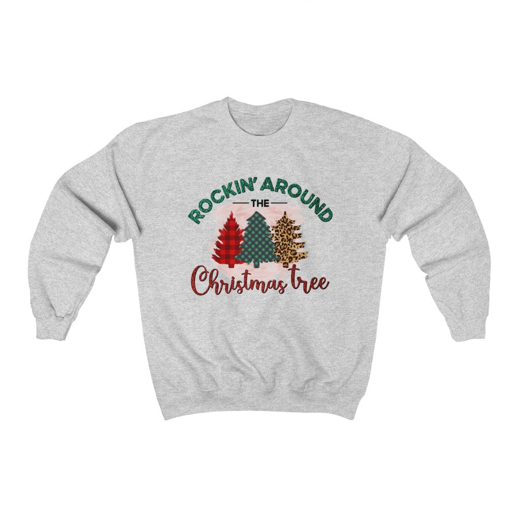 Rockin' Around Christmas Sweatshirt - Happy Place Studio