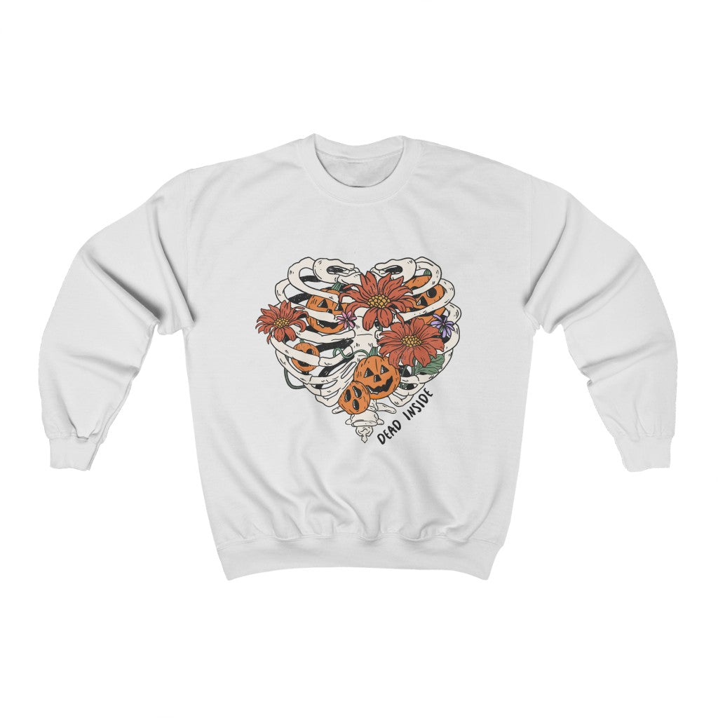 Dead Inside Halloween Sweatshirt - Happy Place Studio