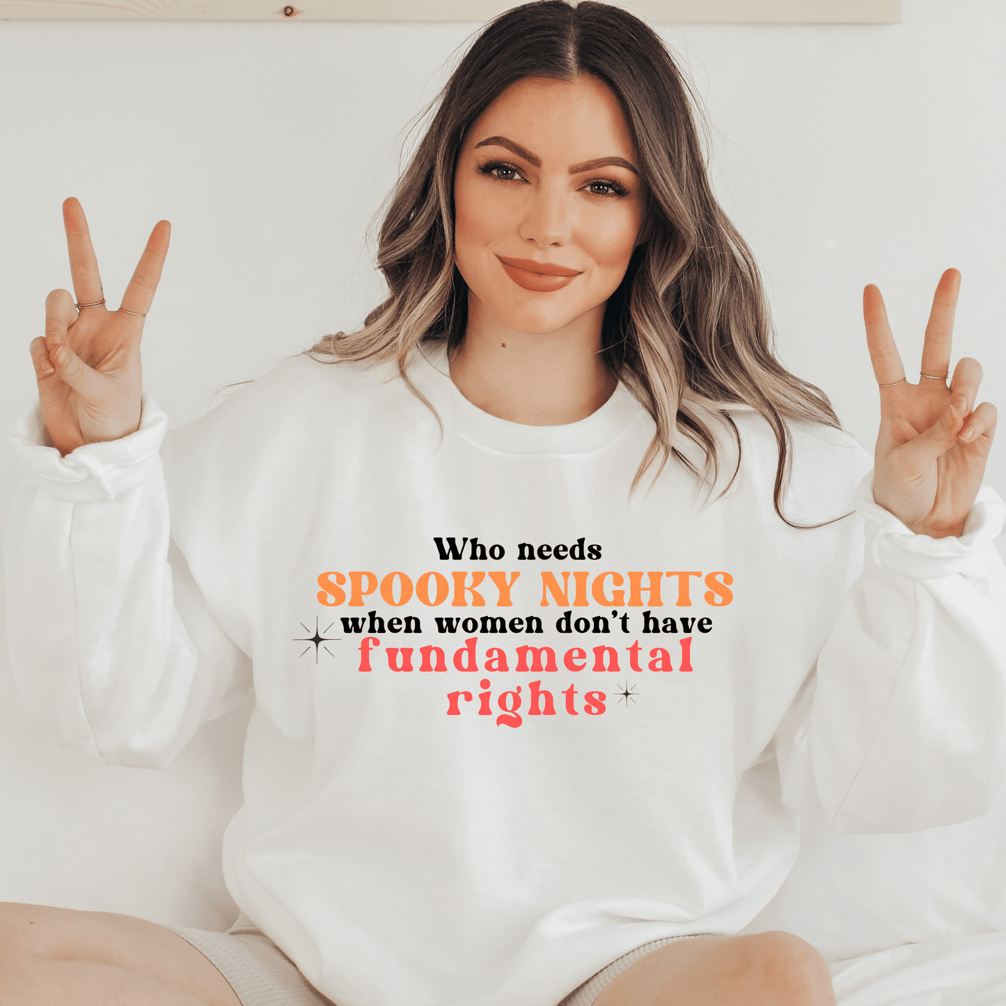 Pro Choice Halloween Sweatshirt - Happy Place Studio