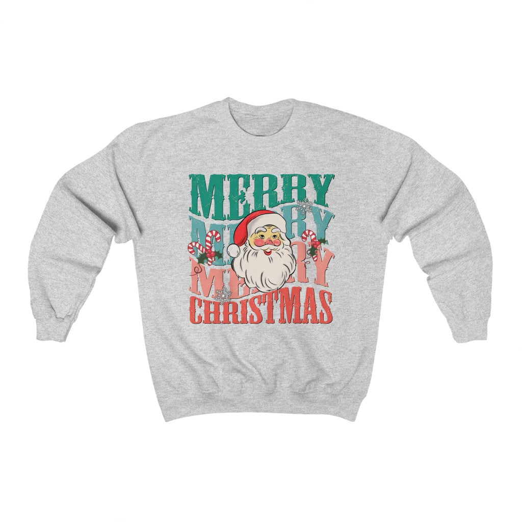 Vintage Merry Christmas Sweatshirt - Happy Place Studio