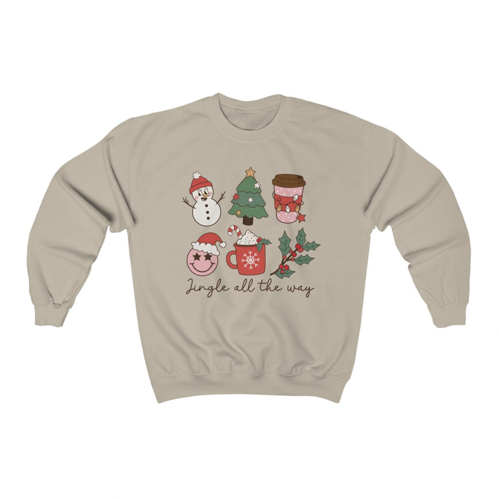Jingle All The Way Sweatshirt - Happy Place Studio