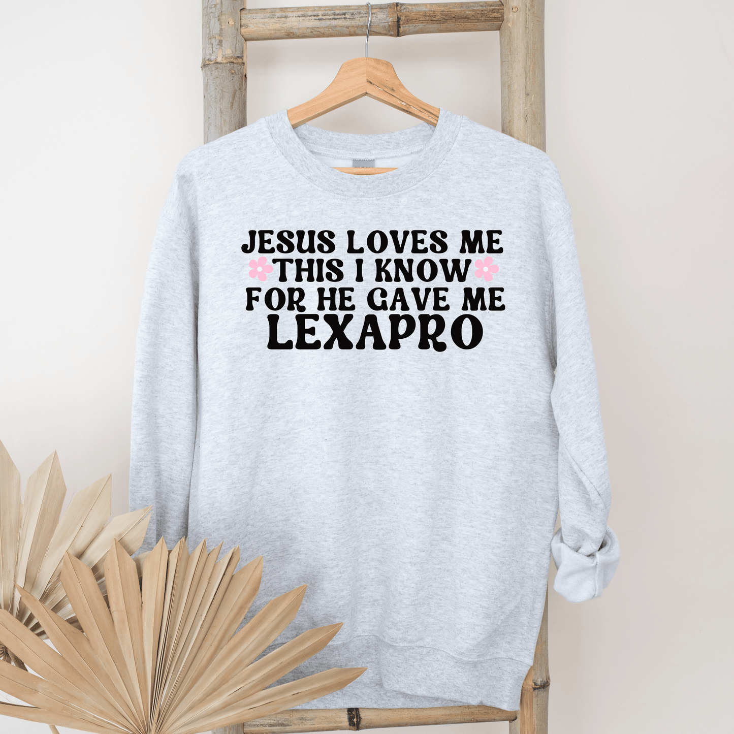 Jesus Loves Me Crewneck - Happy Place Studio