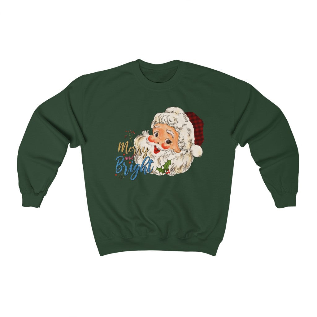 Vintage Merry and Bright Sweatshirt - Happy Place Studio