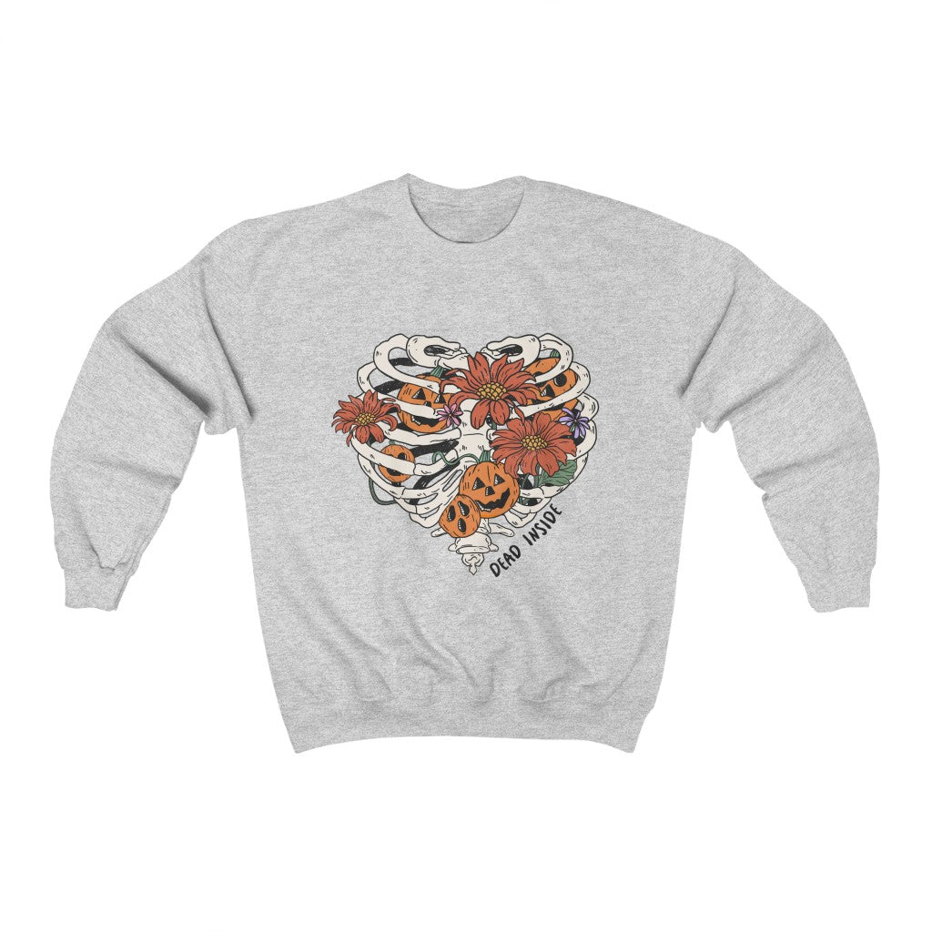 Dead Inside Halloween Sweatshirt - Happy Place Studio