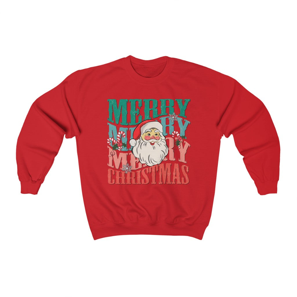 Vintage Merry Christmas Sweatshirt - Happy Place Studio