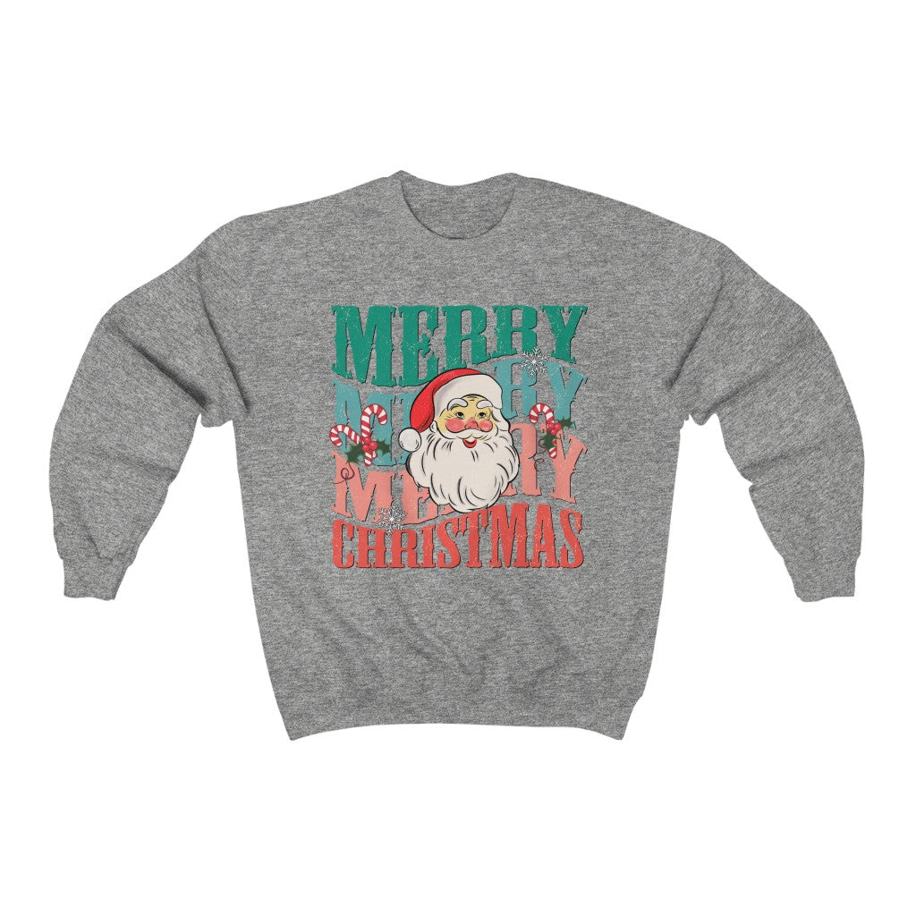 Vintage Merry Christmas Sweatshirt - Happy Place Studio