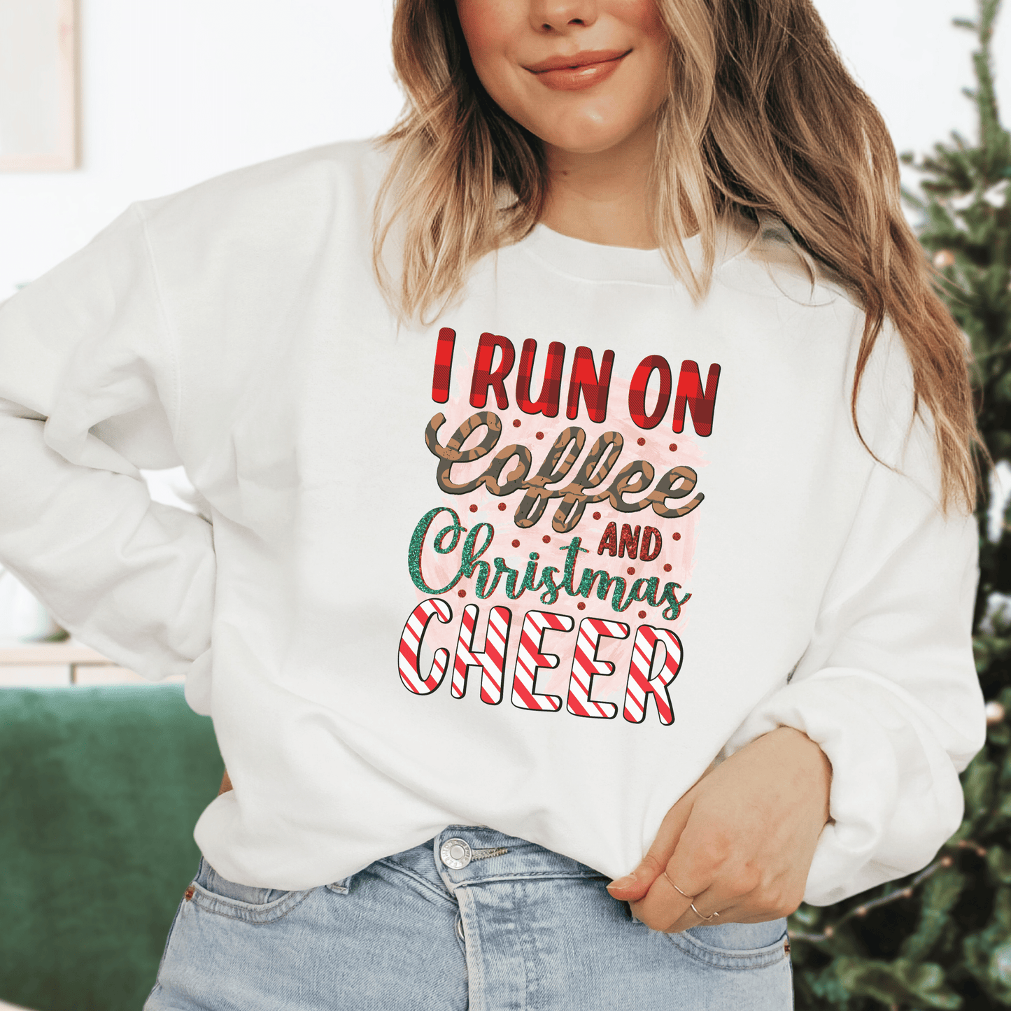 Christmas Cheer Sweatshirt - Happy Place Studio