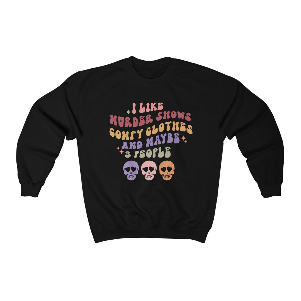 Murder Shows Halloween Sweater - Happy Place Studio