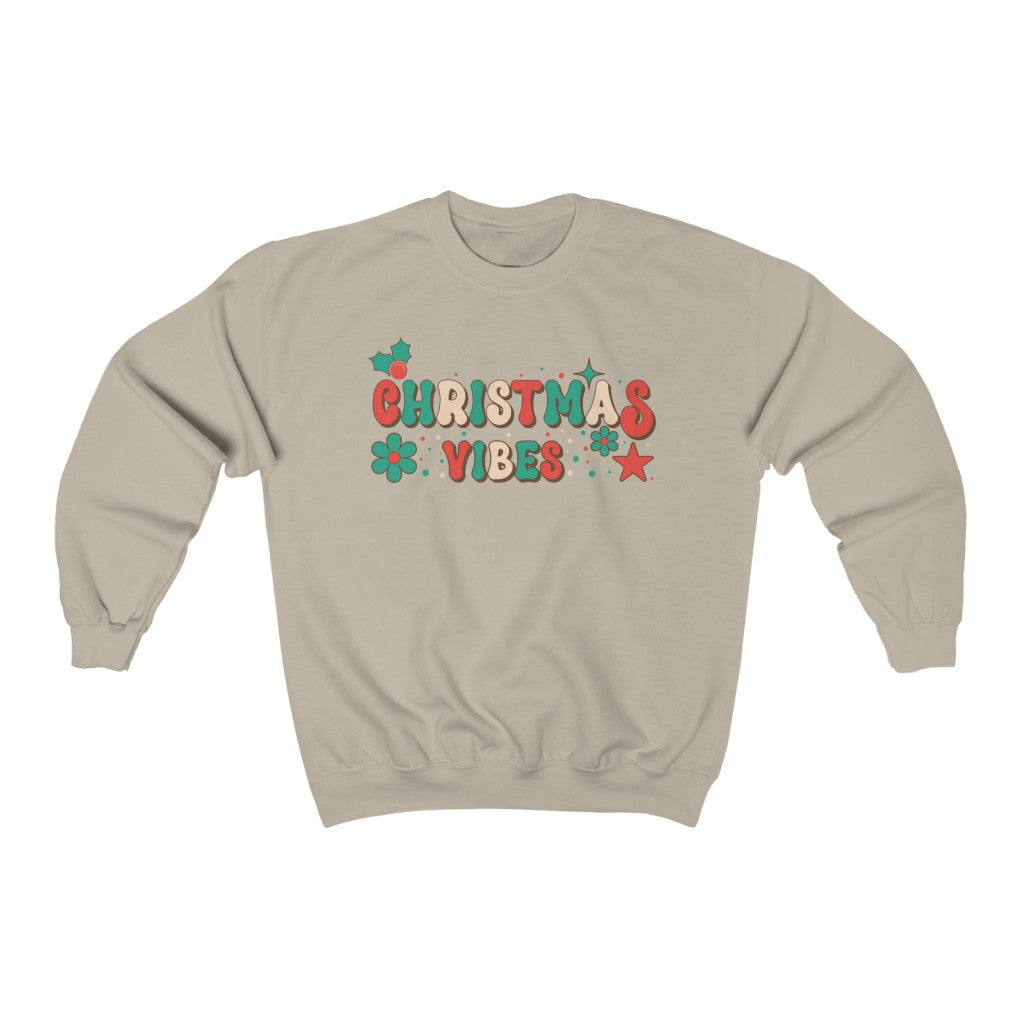 Christmas Vibes Sweatshirt - Happy Place Studio
