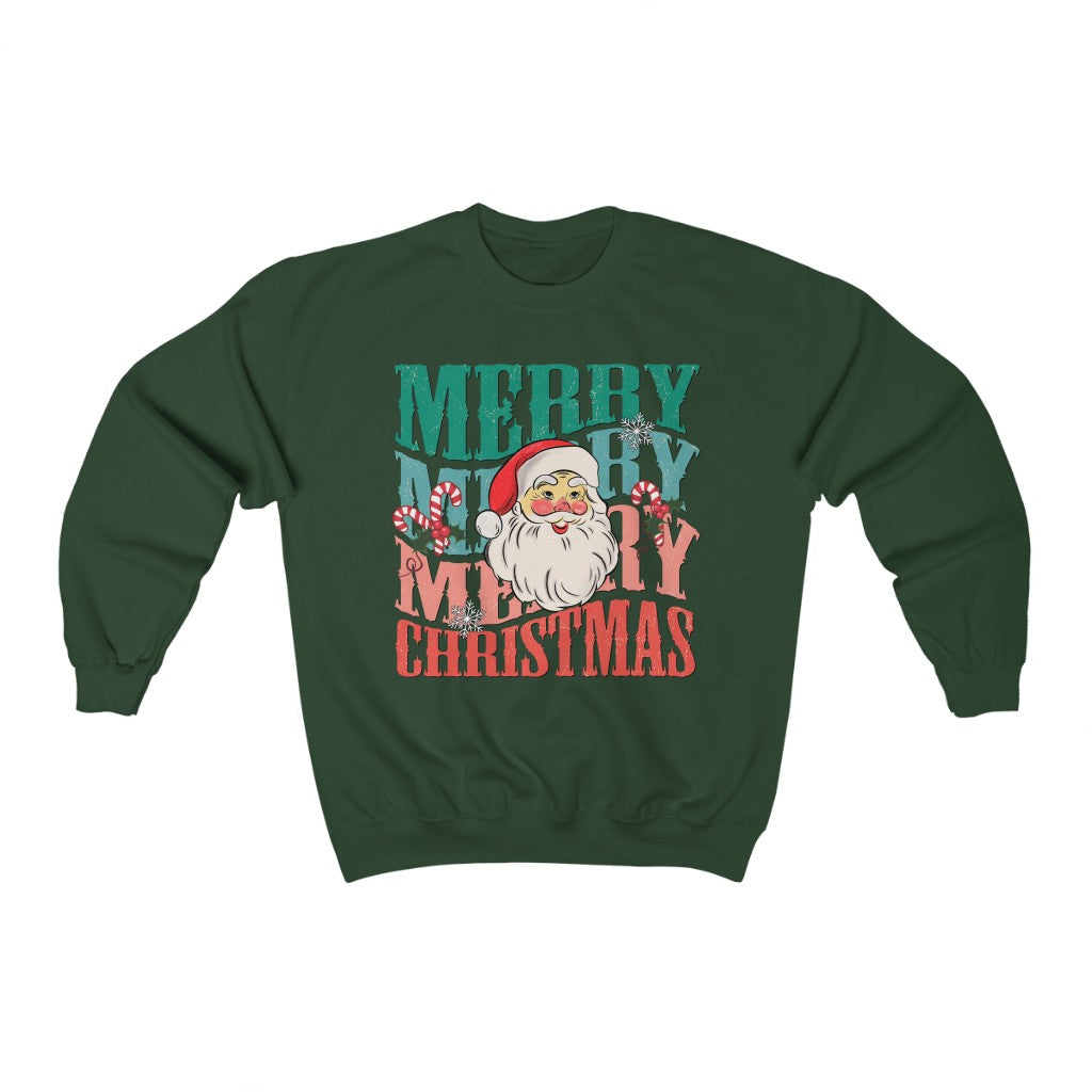 Vintage Merry Christmas Sweatshirt - Happy Place Studio