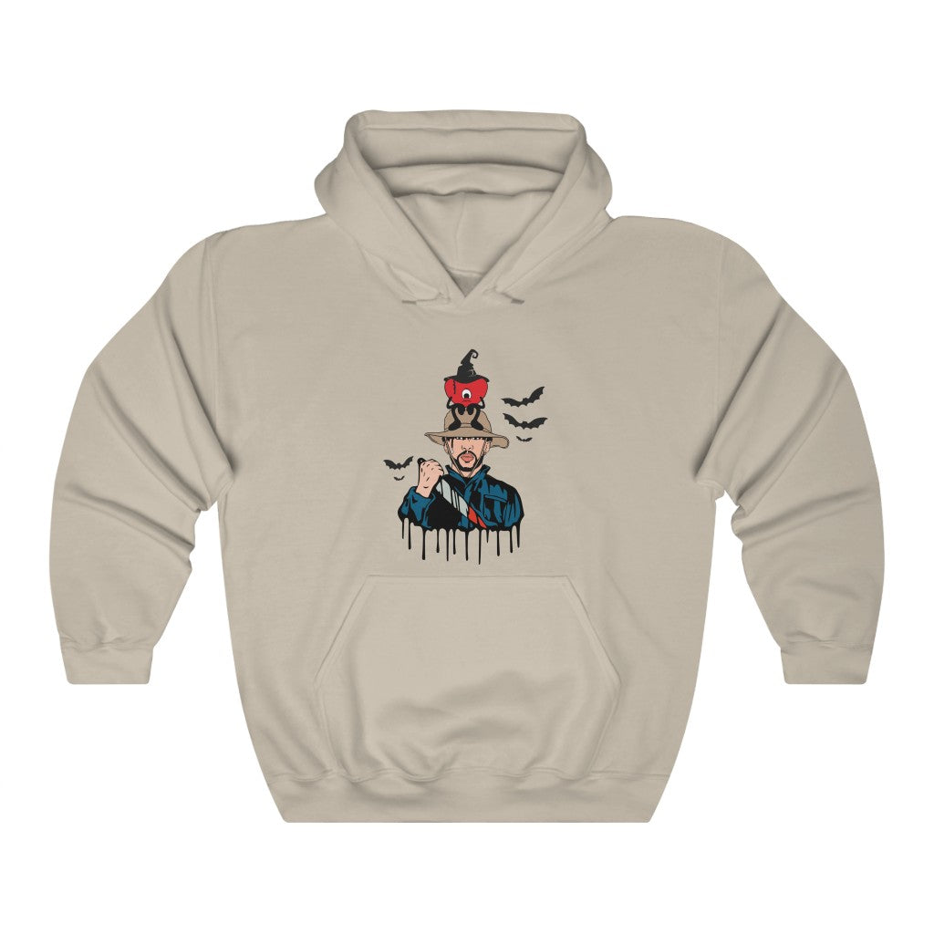 Bad Bunny Halloween Center Hoodie Sweatshirt - Happy Place Studio