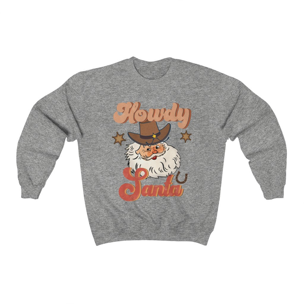 Howdy Santa Sweatshirt - Happy Place Studio