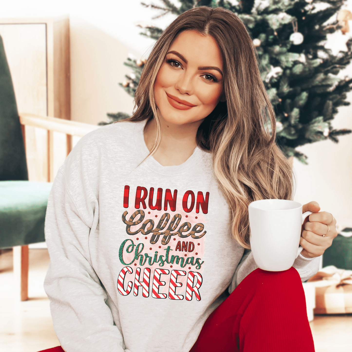 Christmas Cheer Sweatshirt - Happy Place Studio
