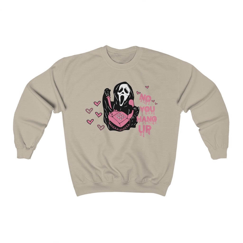 Scream You Hang Up Halloween Crewneck - Happy Place Studio