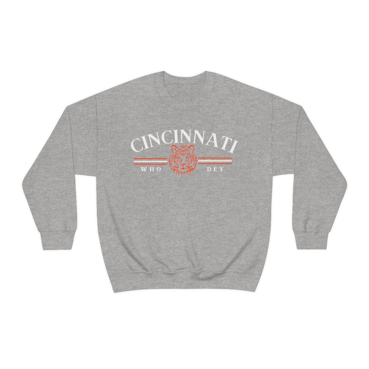 Vintage Cincinnati Who Dey Crewneck Sweatshirt - Happy Place Studio