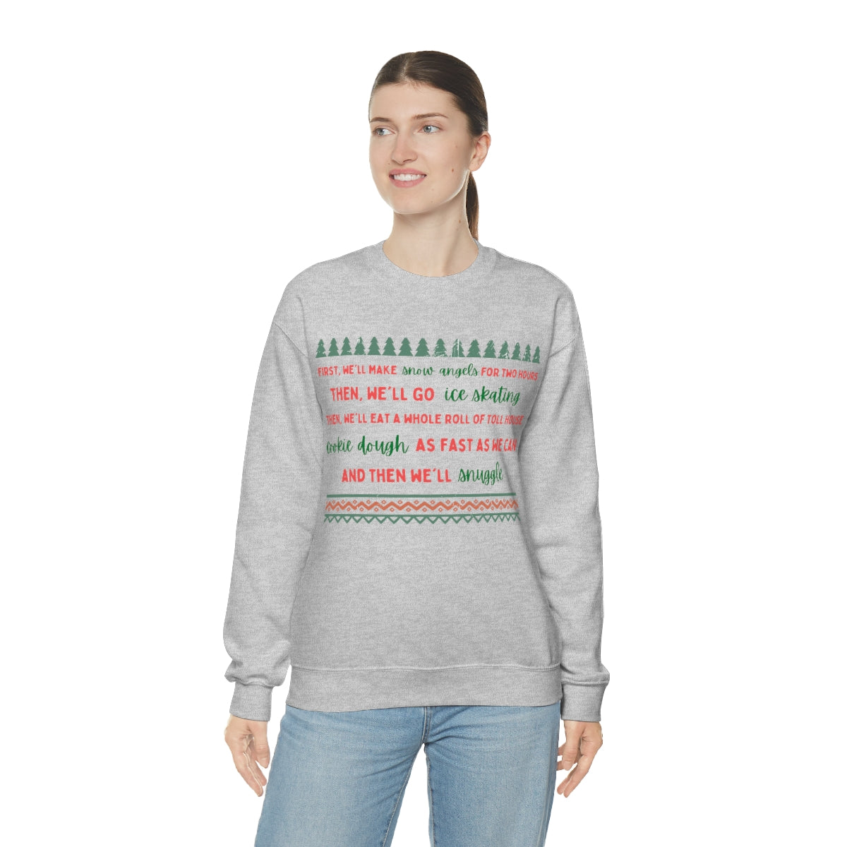 Christmas Elf Crewneck Sweatshirt - Happy Place Studio