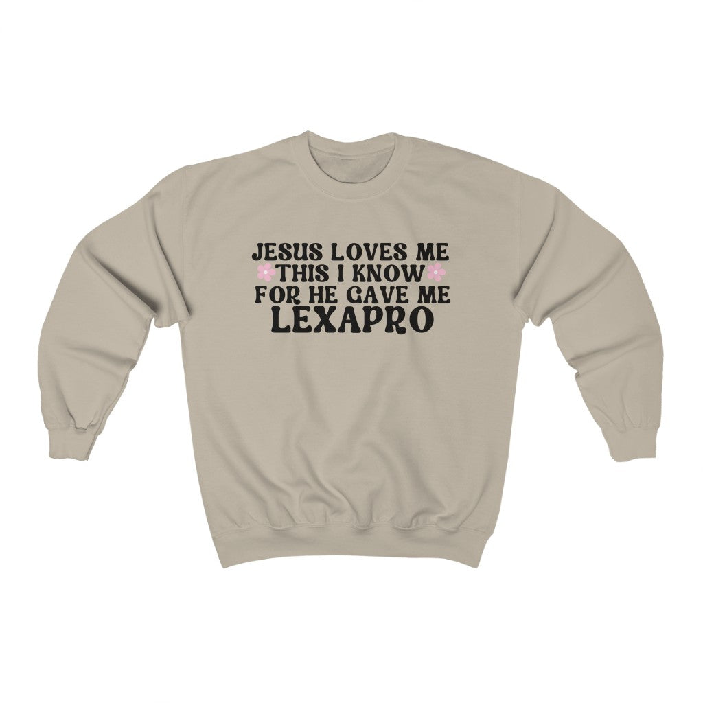 Jesus Loves Me Crewneck - Happy Place Studio
