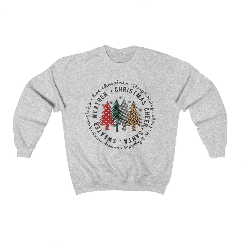 Christmas Tree Vibes Sweatshirt - Happy Place Studio