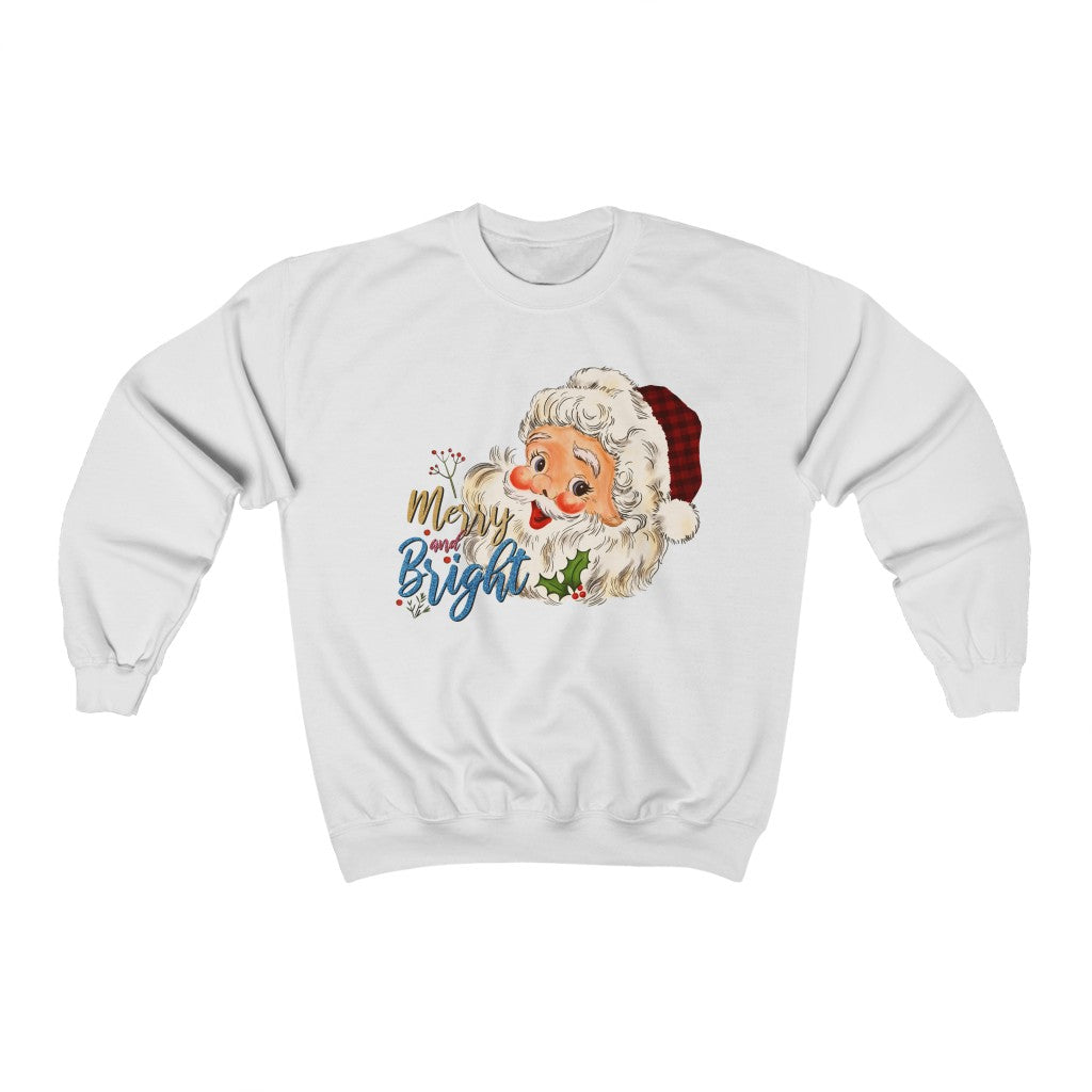 Vintage Merry and Bright Sweatshirt - Happy Place Studio
