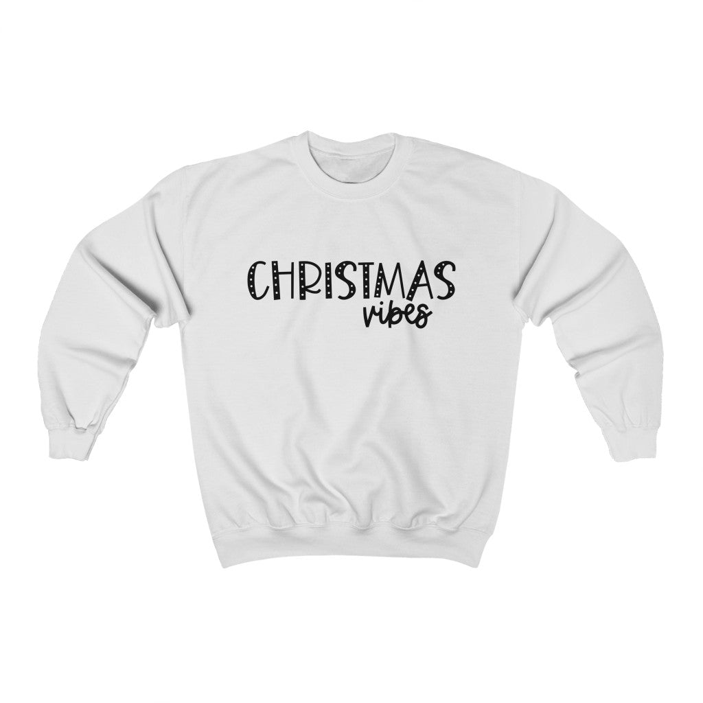 Minimal Christmas Vibes Sweatshirt - Happy Place Studio