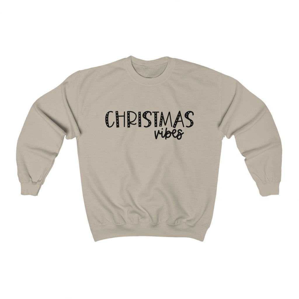 Minimal Christmas Vibes Sweatshirt - Happy Place Studio