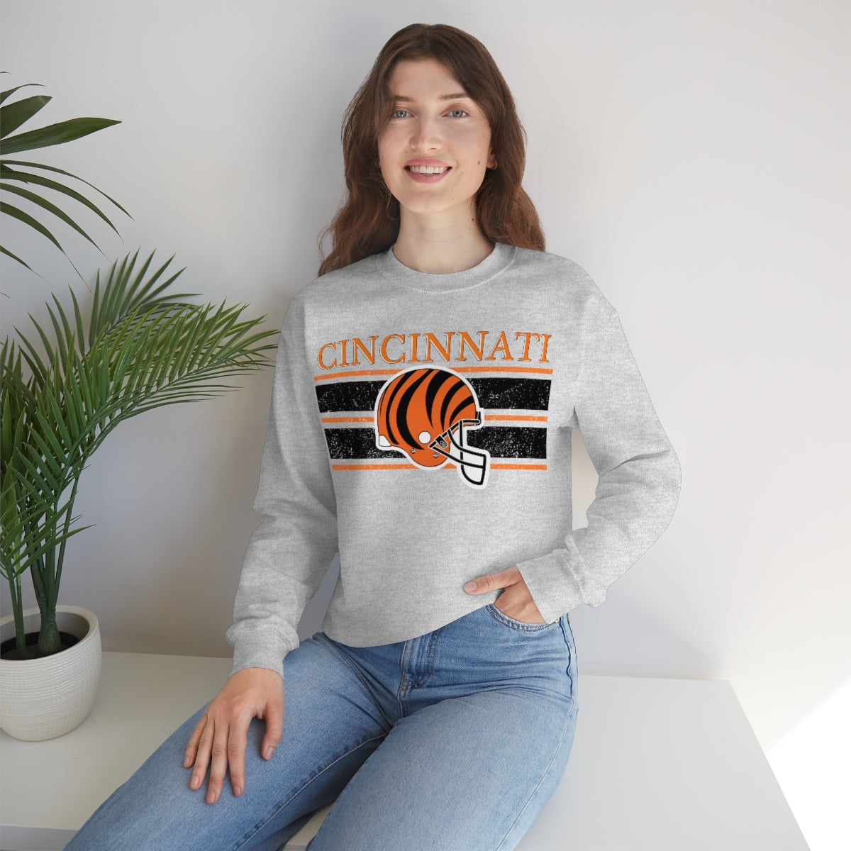 Vintage Cincinnati Crewneck Sweatshirt - Happy Place Studio