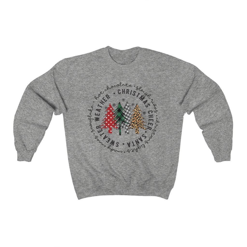 Christmas Tree Vibes Sweatshirt - Happy Place Studio