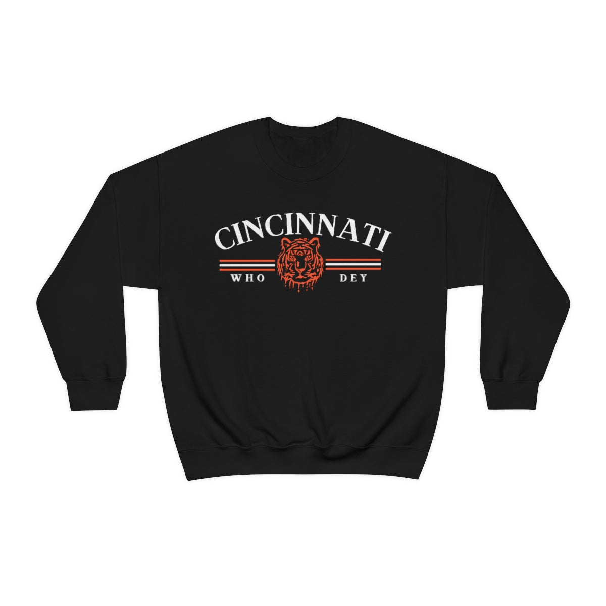 Vintage Cincinnati Who Dey Crewneck Sweatshirt - Happy Place Studio