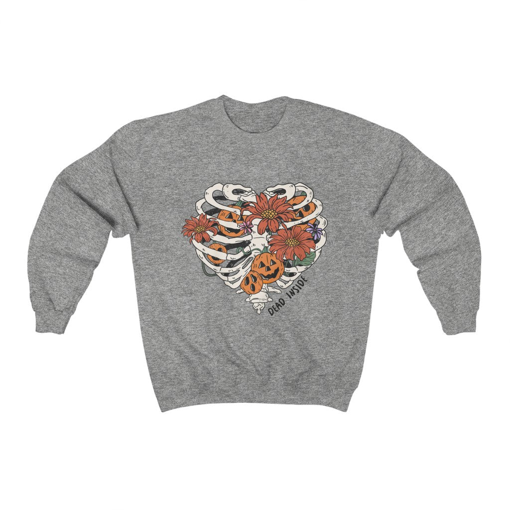 Dead Inside Halloween Sweatshirt - Happy Place Studio