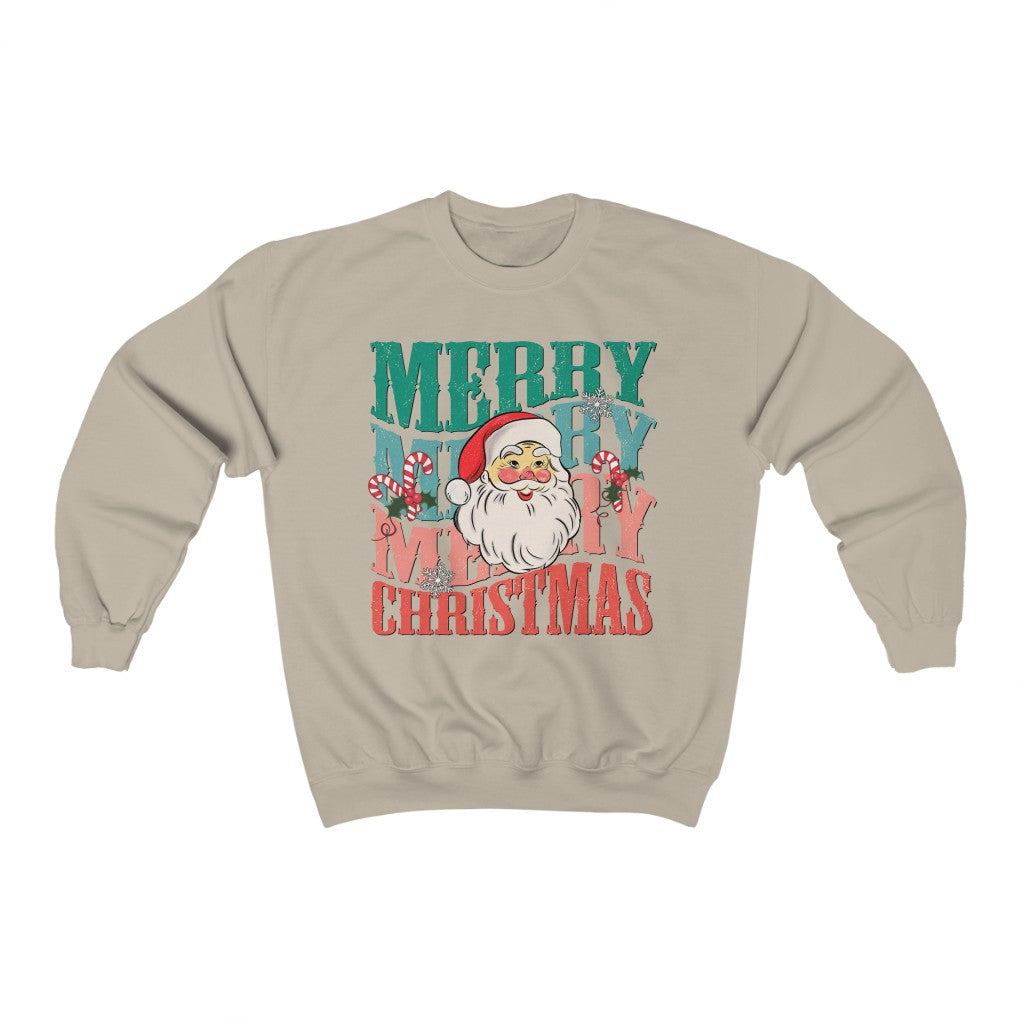 Vintage Merry Christmas Sweatshirt - Happy Place Studio