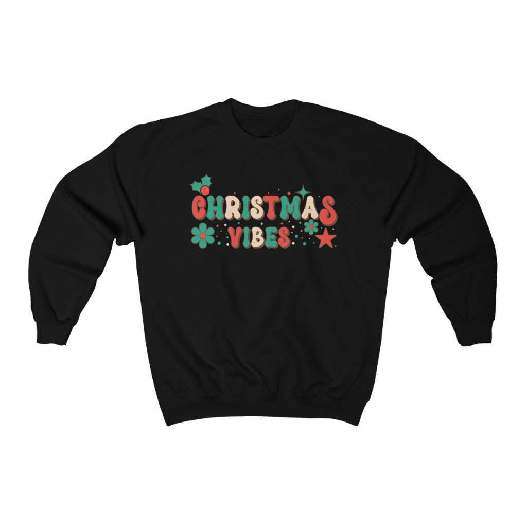 Christmas Vibes Sweatshirt - Happy Place Studio