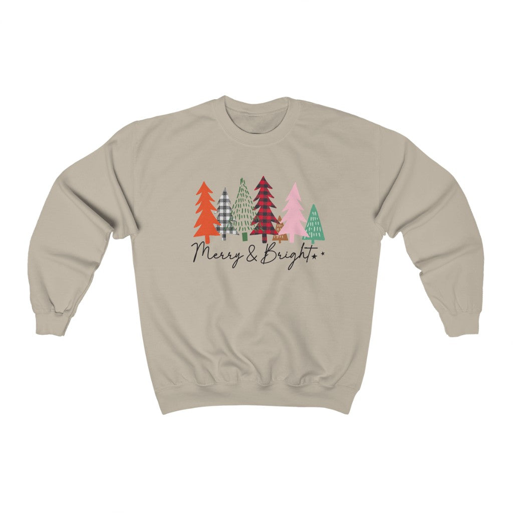 Merry and Bright Sweatshirt - Happy Place Studio