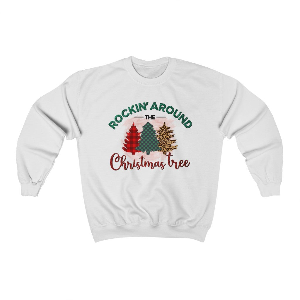 Rockin' Around Christmas Sweatshirt - Happy Place Studio